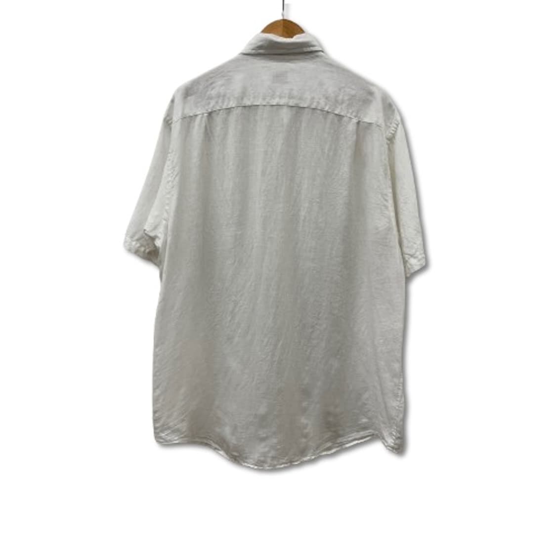 브룩스 브라더스 화이트 리넨 반팔 셔츠 상품이미지2