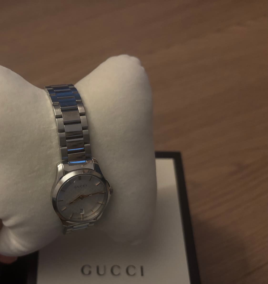 구찌 골드핸즈 스틸 메탈밴드시계 126.5  28mm 여성쿼츠시계 상품이미지6