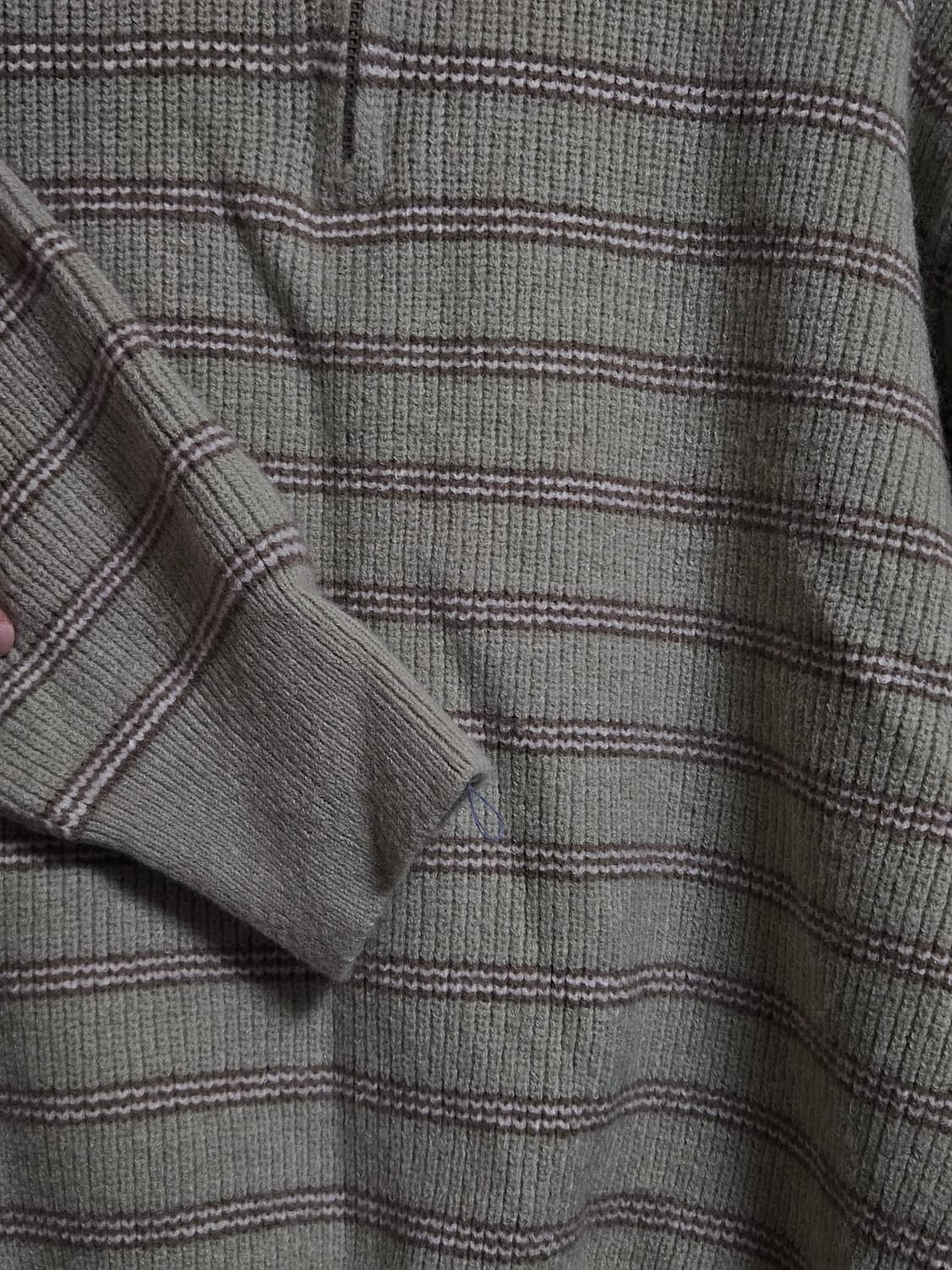 말차 초코맛 반집업 니트/초코나무숲 말차코어/말차라떼 상품이미지6