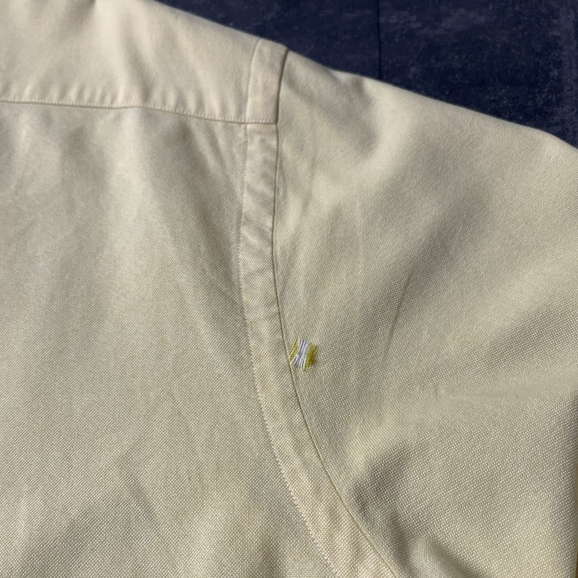 RALPH LAUREN 랄프로렌 빈티지 옐로우 코튼 셔츠 A00695 상품이미지9