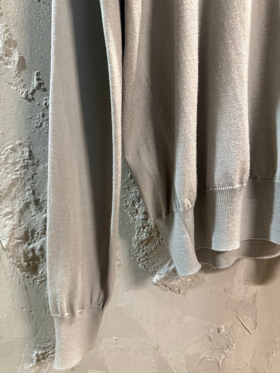 L 에르메스 HERMES 라나 울 니트 라이트블루 그레이 상품이미지2