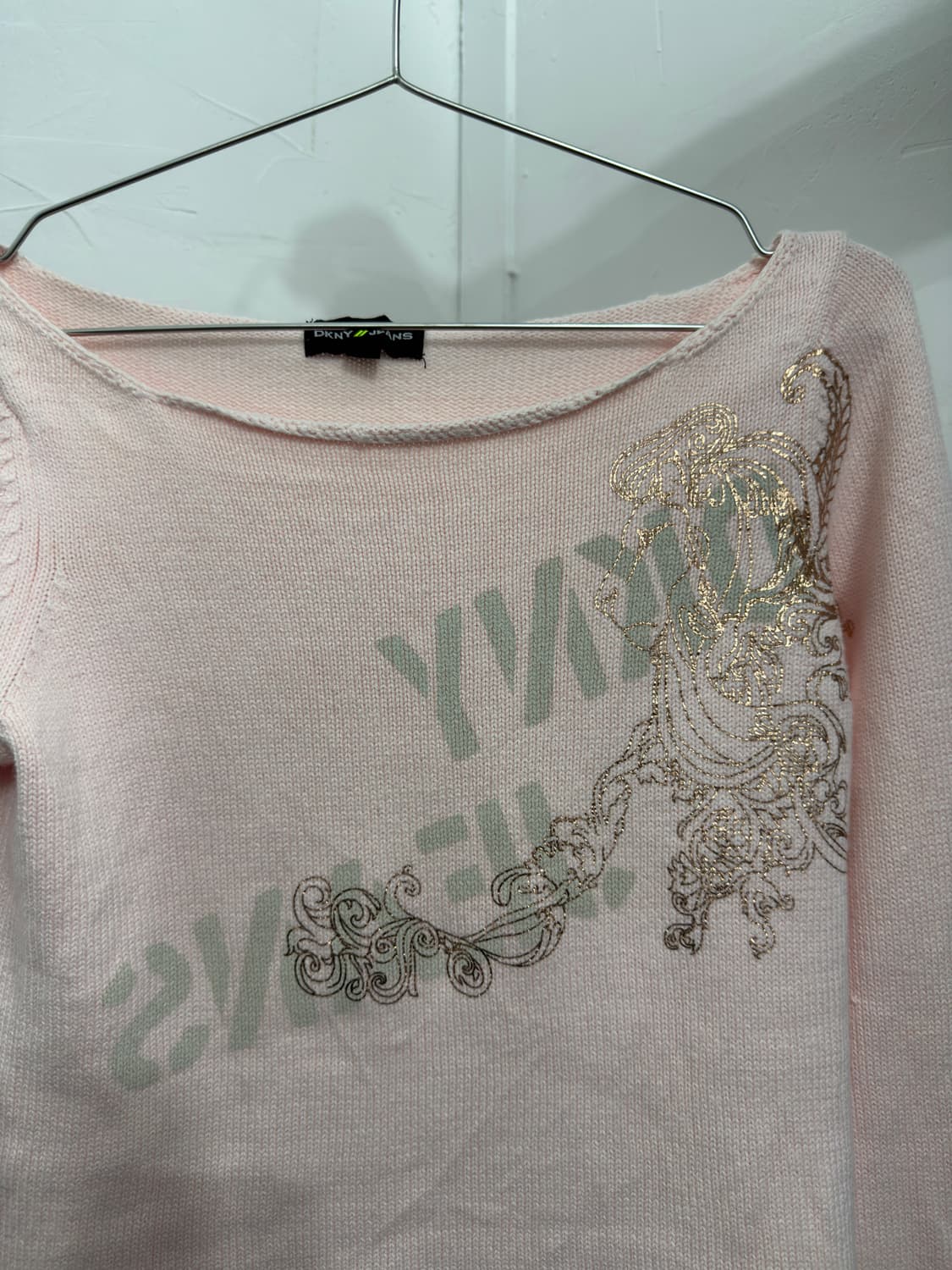 dkny soft pink y2k longsleeve 상품이미지7