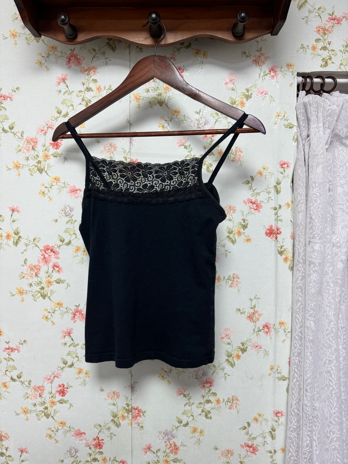 블랙 레이스 슬리브리스 상품이미지1