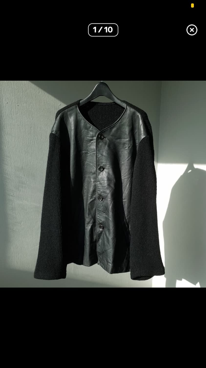 꼼데 레더 자켓 상품이미지1