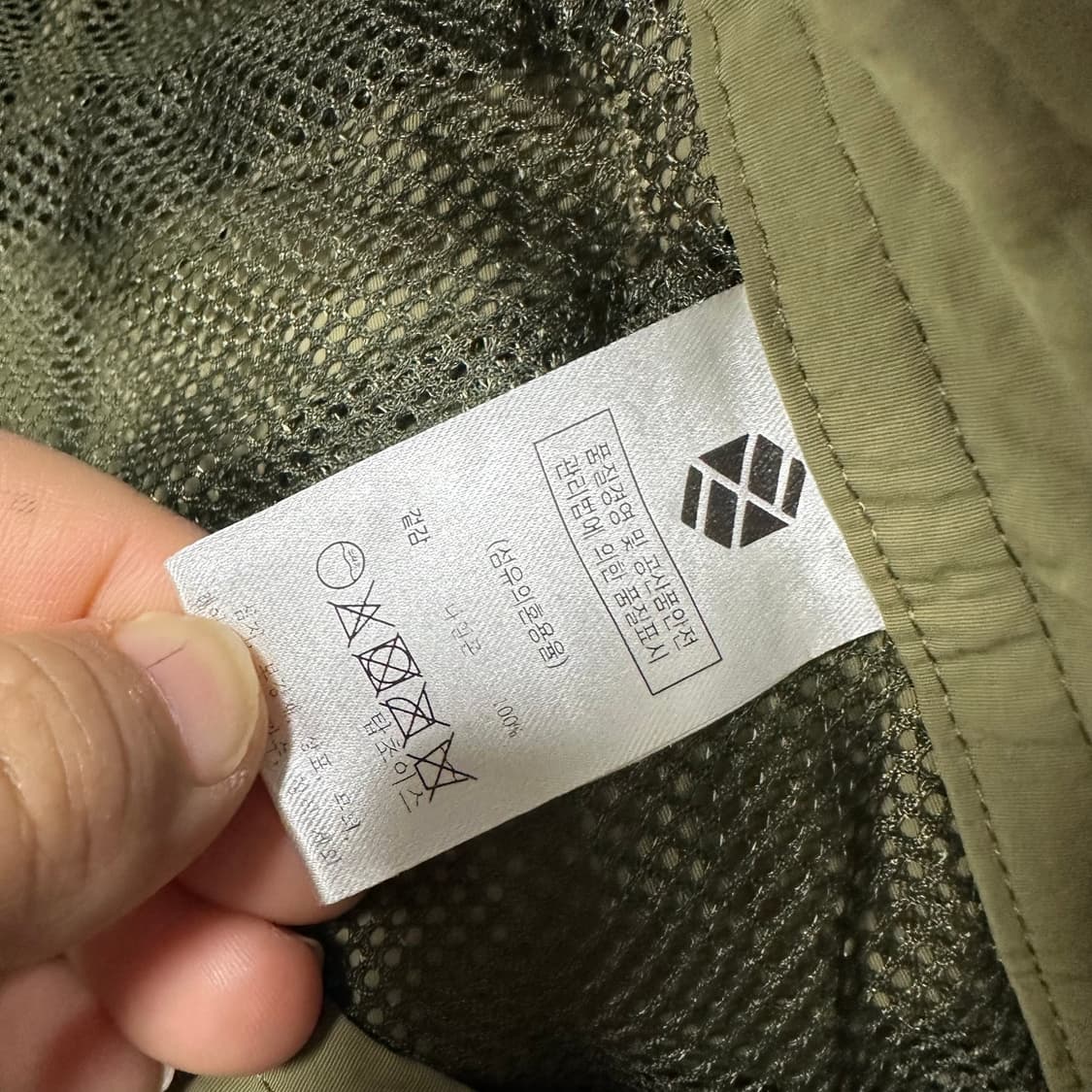 ✨ (바배) 엑스톤즈 셔링 카고 카키 팬츠 상품이미지4