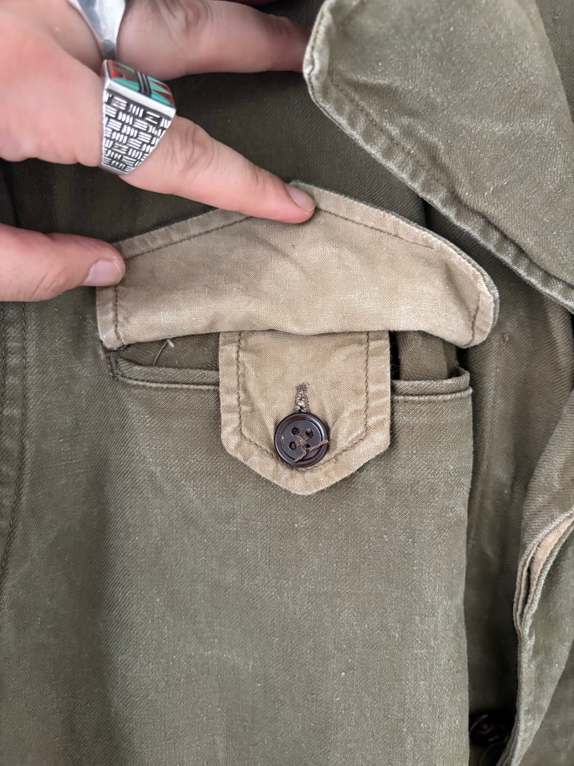 40's French  Army M-47 Field Jacket. 상품이미지3