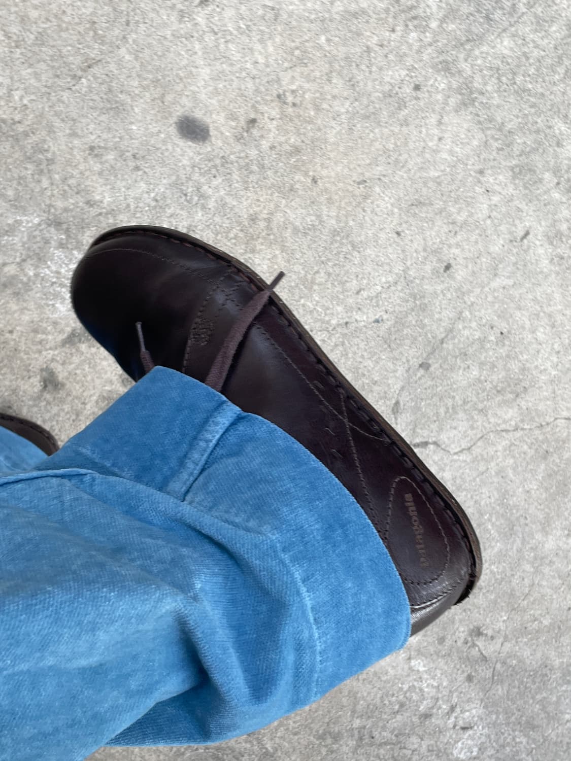 00s Patagonia Loulu Velvet Brown Leather 상품이미지6