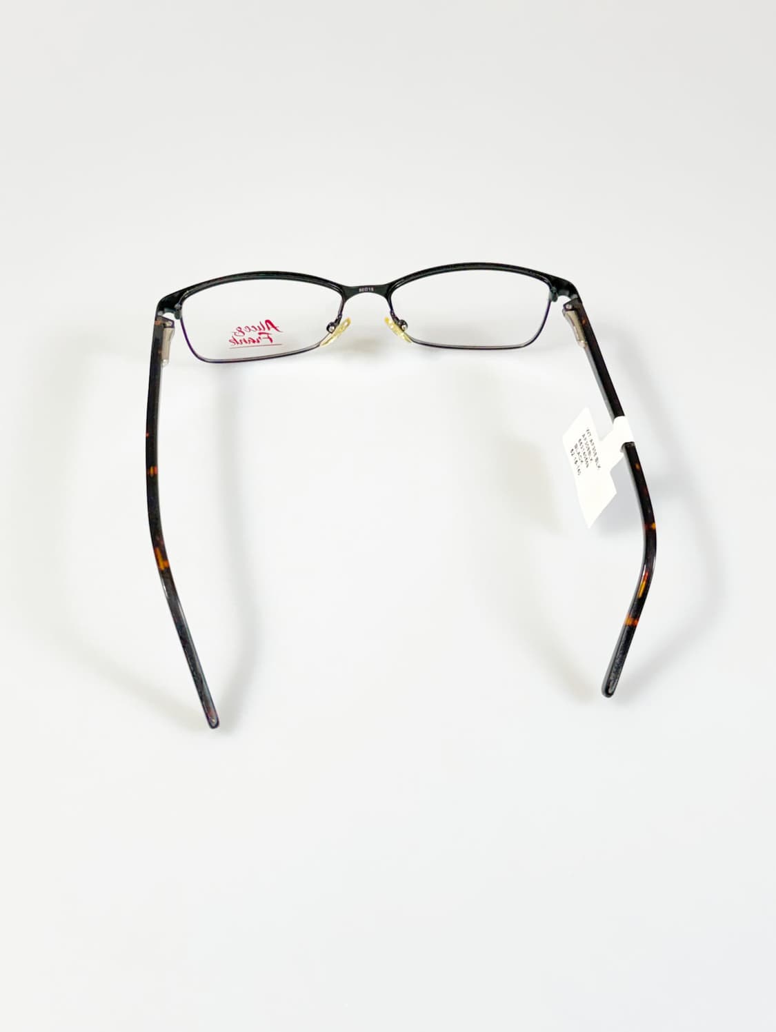 ALICE & FRANK 블랙 메탈 슬림 스퀘어 빈티지 안경 상품이미지5