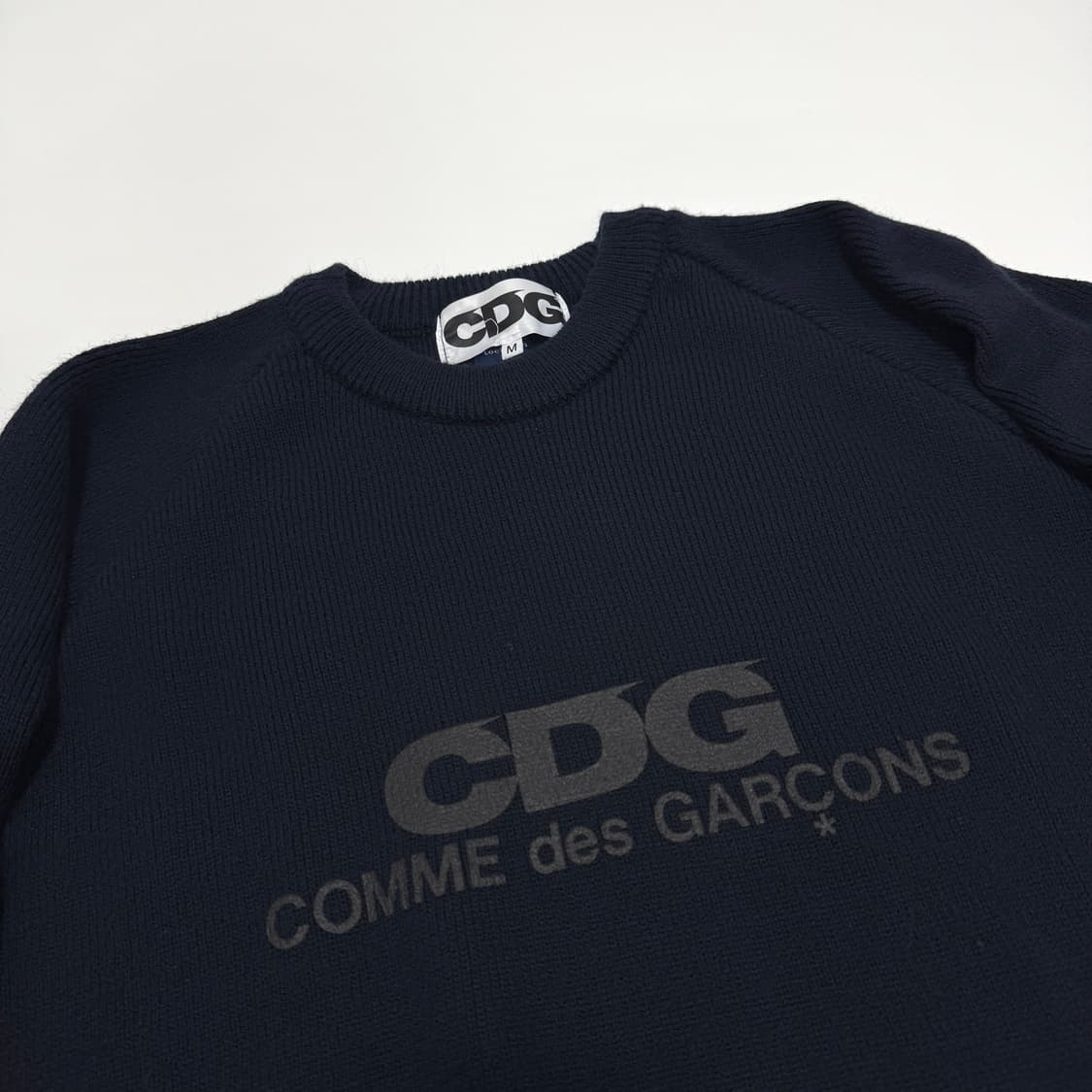 cdg 스코틀랜드 울 크루넥 니트 상품이미지2