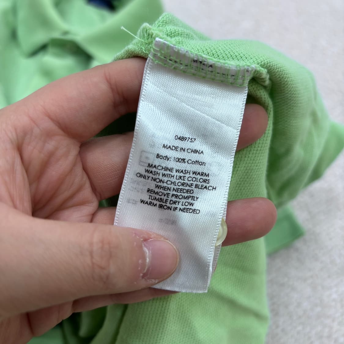 S 폴로랄프로렌 빅포니 반팔 카라 티셔츠 0410E 상품이미지4