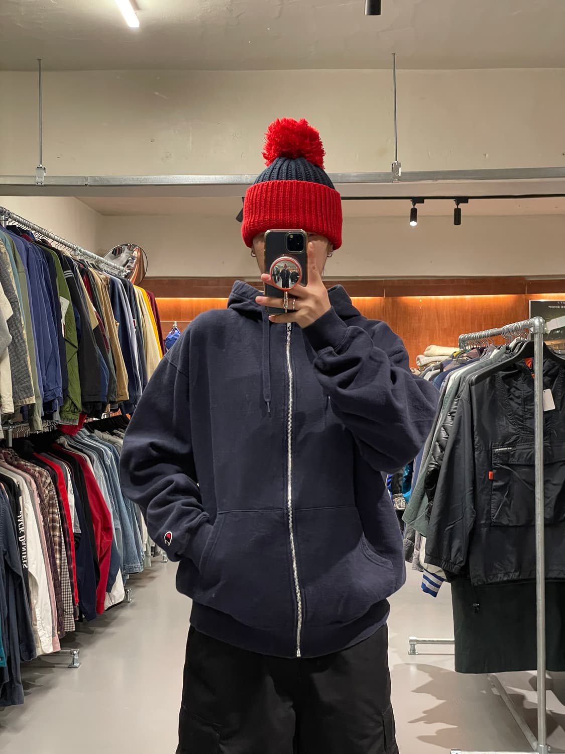 챔피온 후드 집업 상품이미지1