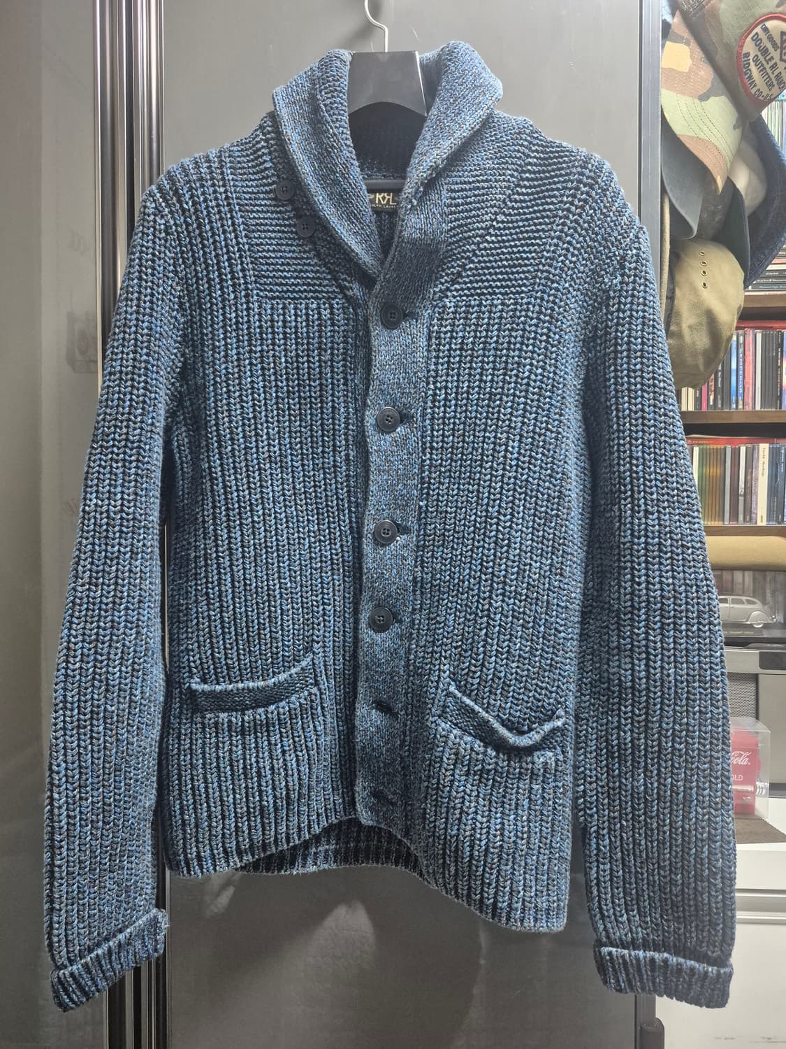 RRL 더블알엘 인디고 숄카라 가디건 상품이미지1