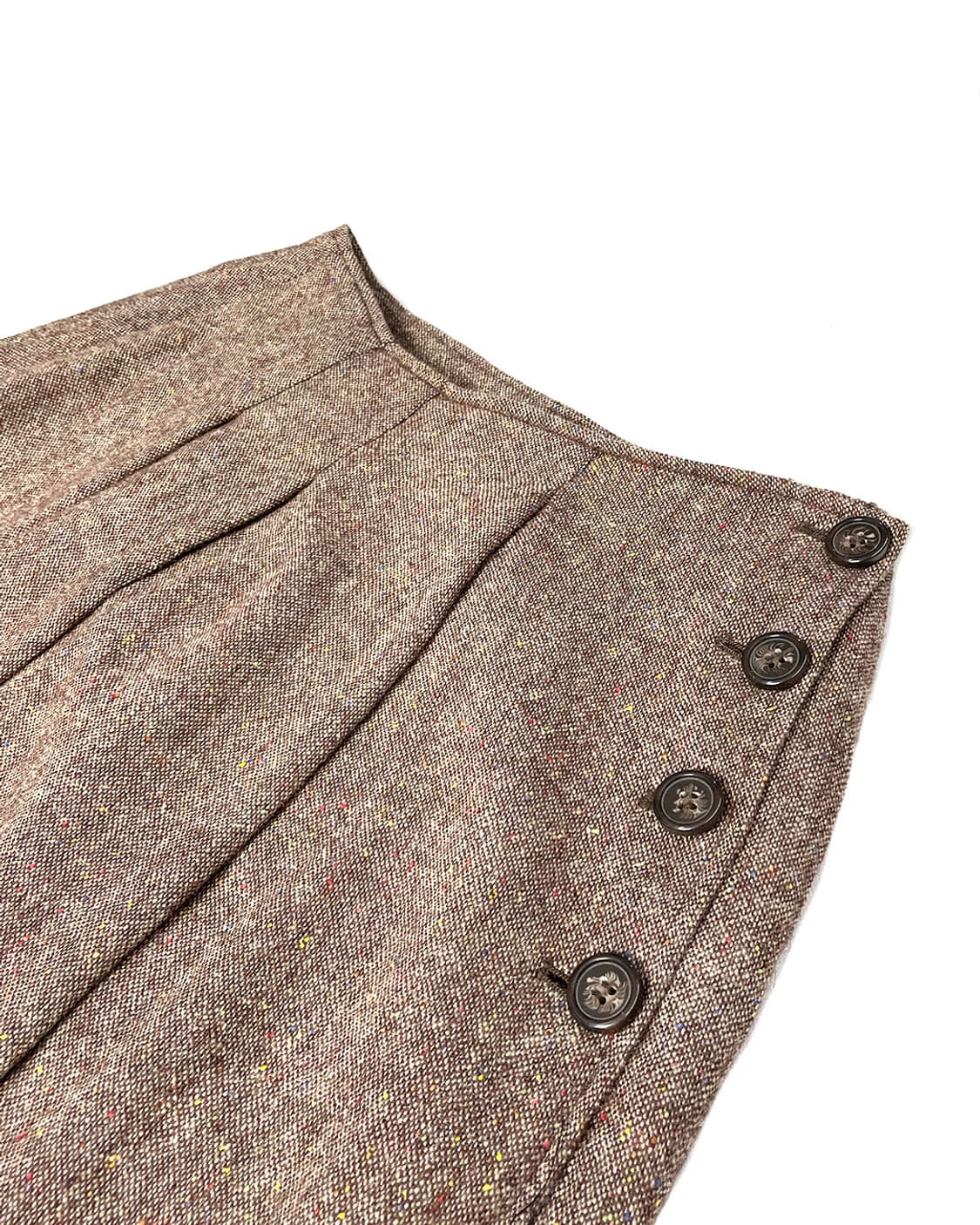 vintage 브라운 랩 스커트 상품이미지3