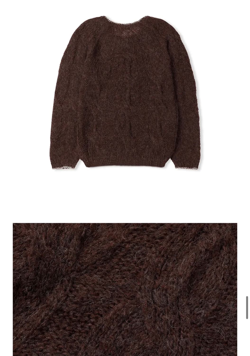 프리터 케이블 니트 상품이미지4