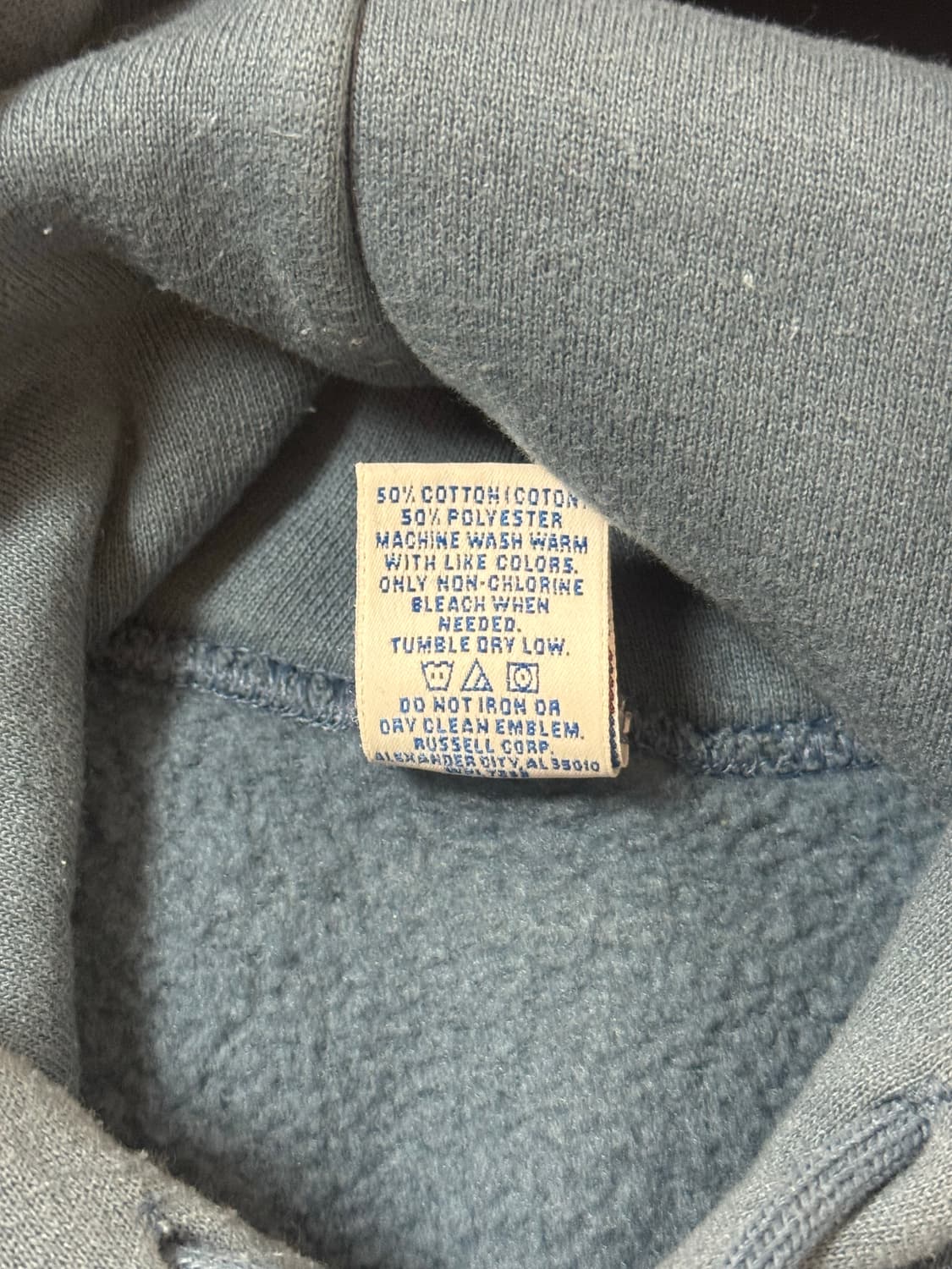 90s 러셀 50/50 애슬레틱 후드티 L 상품이미지4