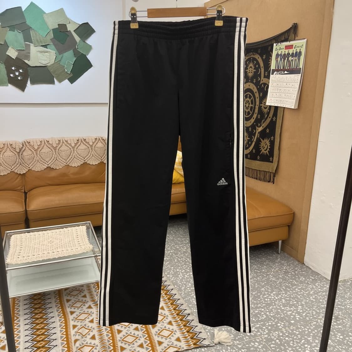 아디다스 빈티지 캐주얼 스포티 와이드 져지 트랙팬츠 105 C10924 상품이미지3