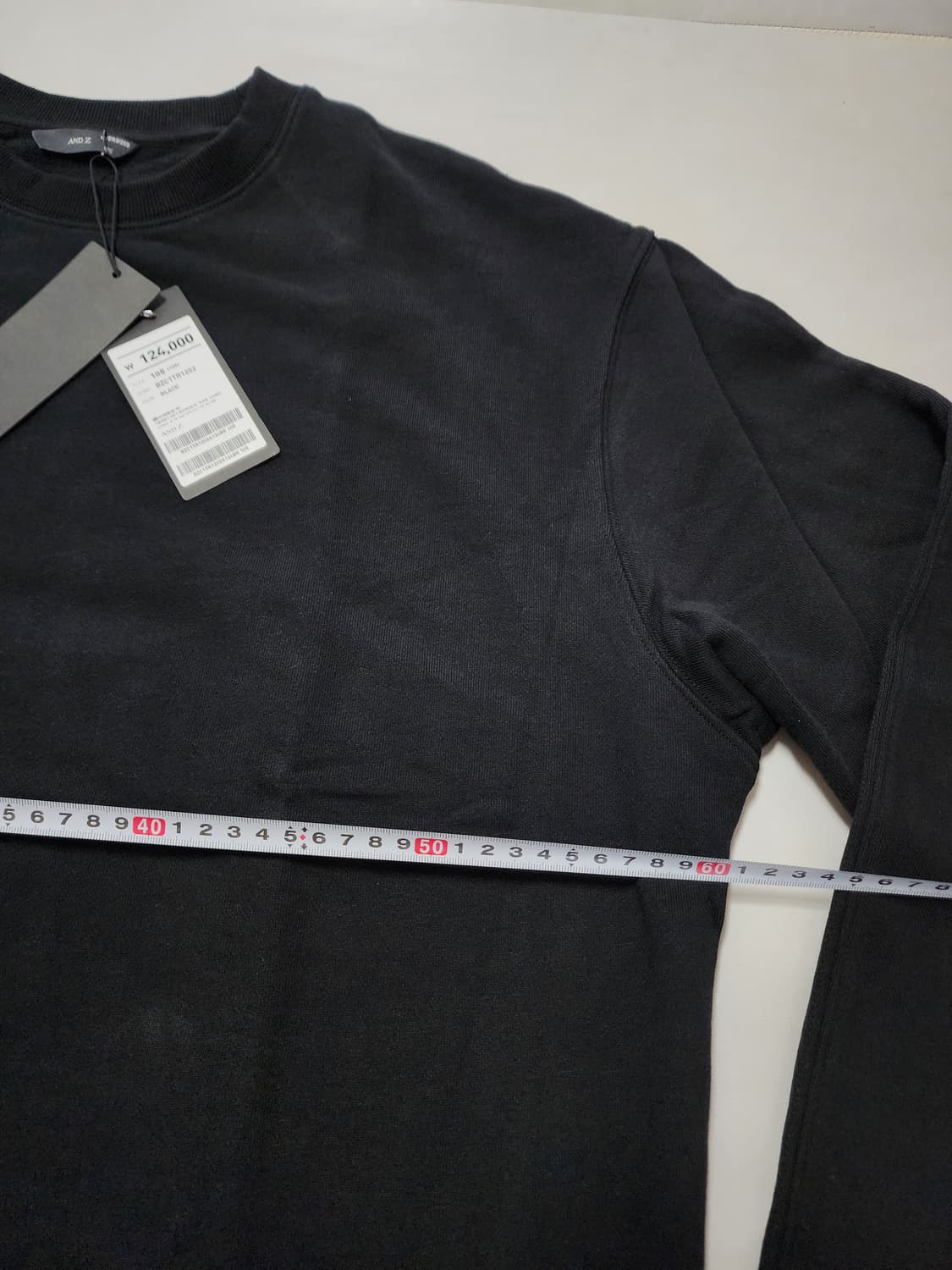 지오지아앤드지맨투맨티셔츠105사이즈블랙 상품이미지8