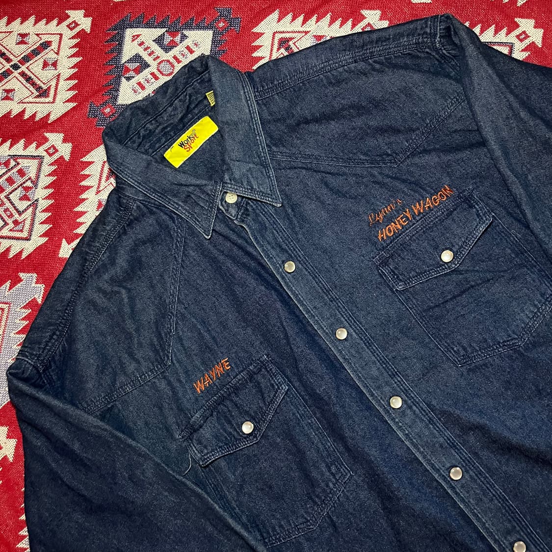 American Vintage . 투포켓 데님 워크셔츠 상품이미지2