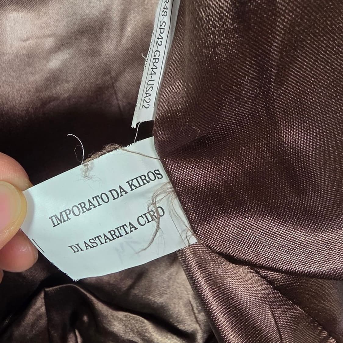 Bata and more 이탈리아산 리얼 레더 봄버 자켓 L 상품이미지6