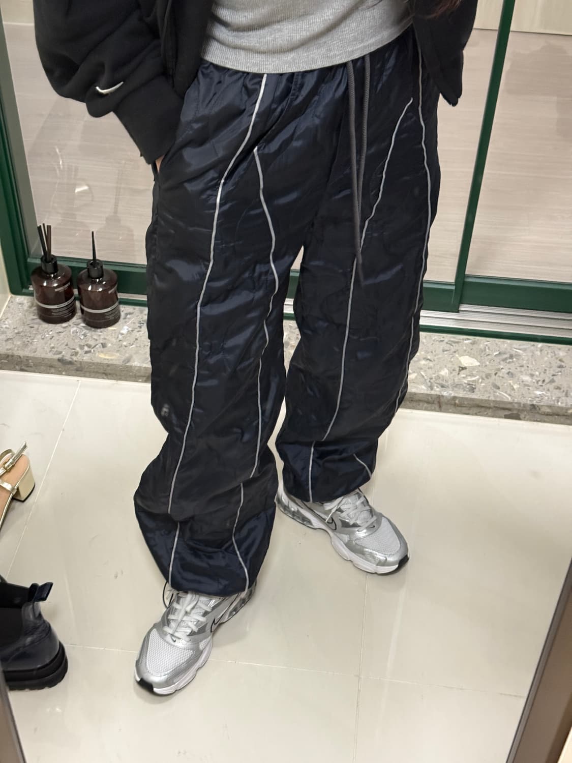 더일마 하비에르 퀼팅 팬츠 (진네이비) 상품이미지2