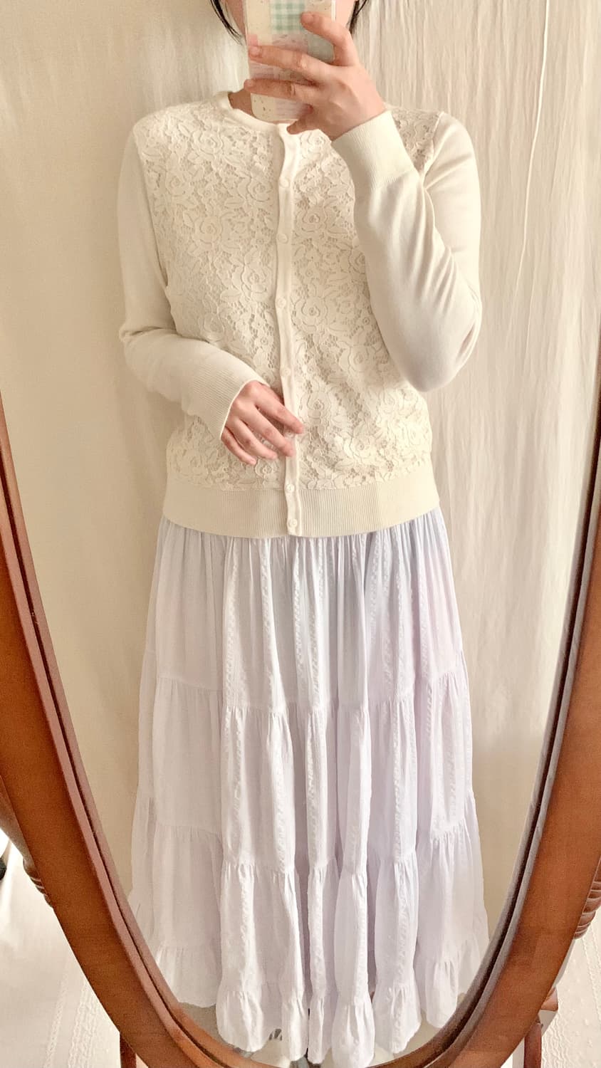 빈티지 레이스 니트 가디건 상품이미지4