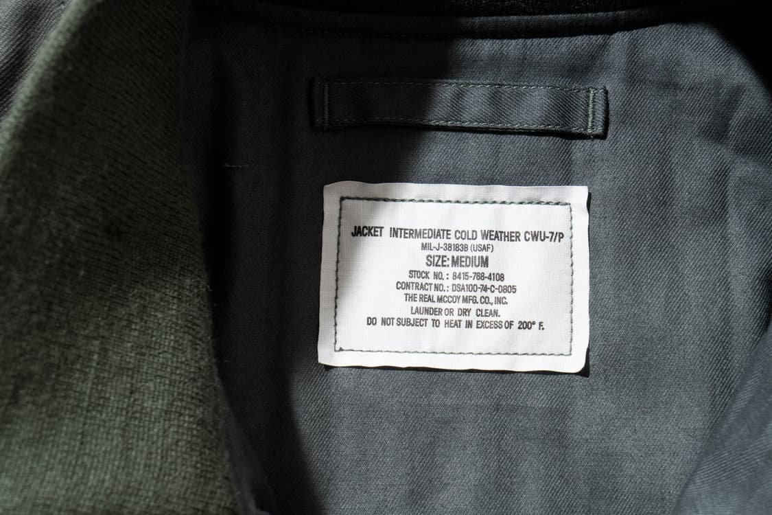 (M,38-42)리얼맥코이 CWU-7/P 자켓 상품이미지5