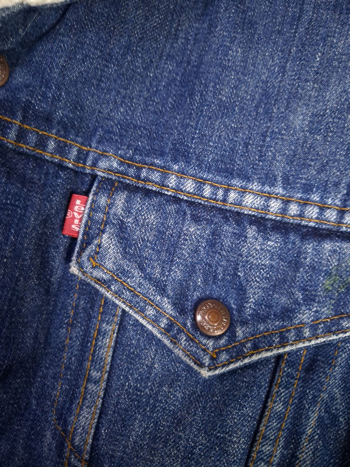 오리지날 80's 미국제조 리바이스 양털 트러커자켓 상품이미지2