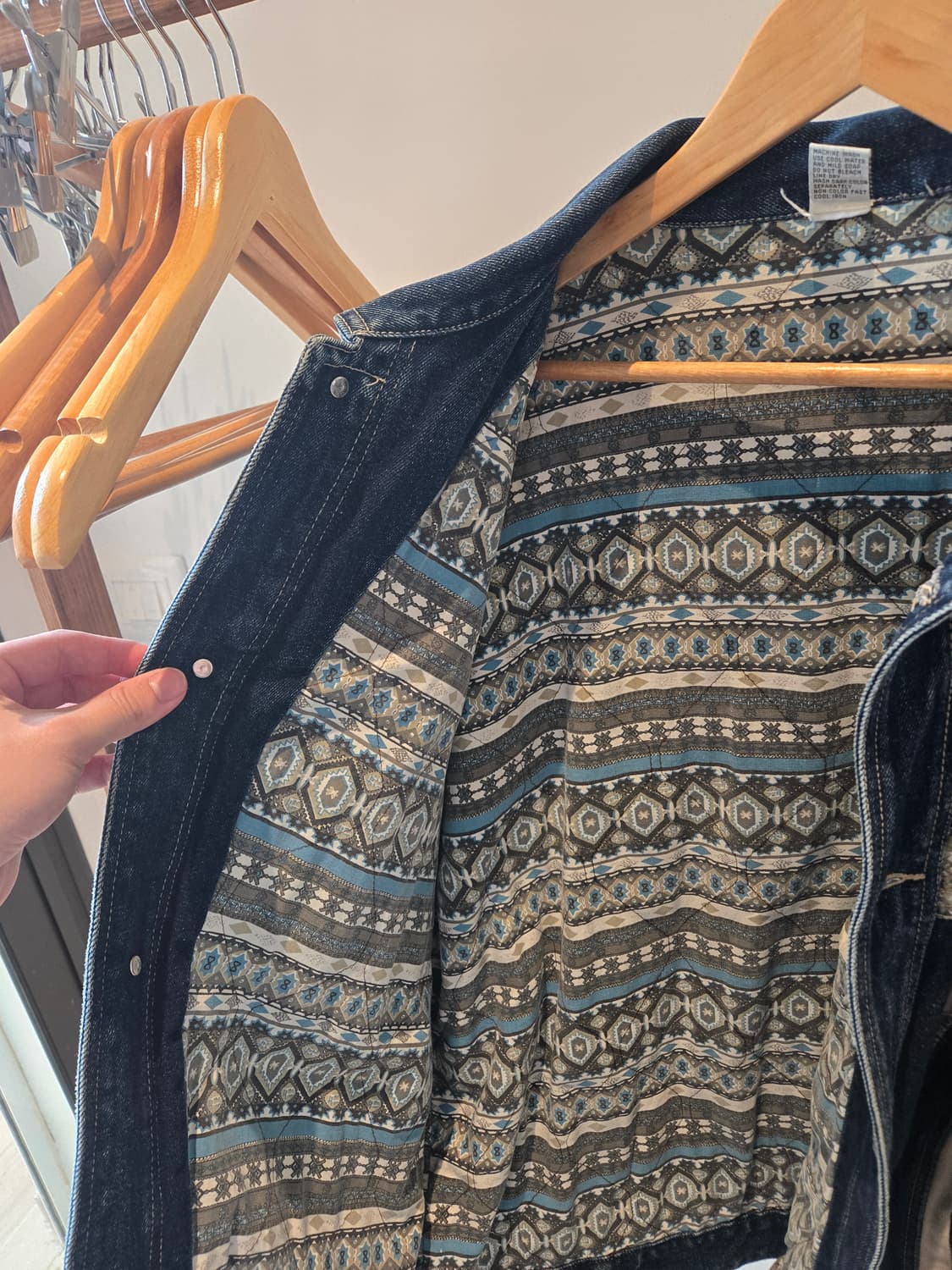 mon wicked 패치워크 데님 자켓 상품이미지3