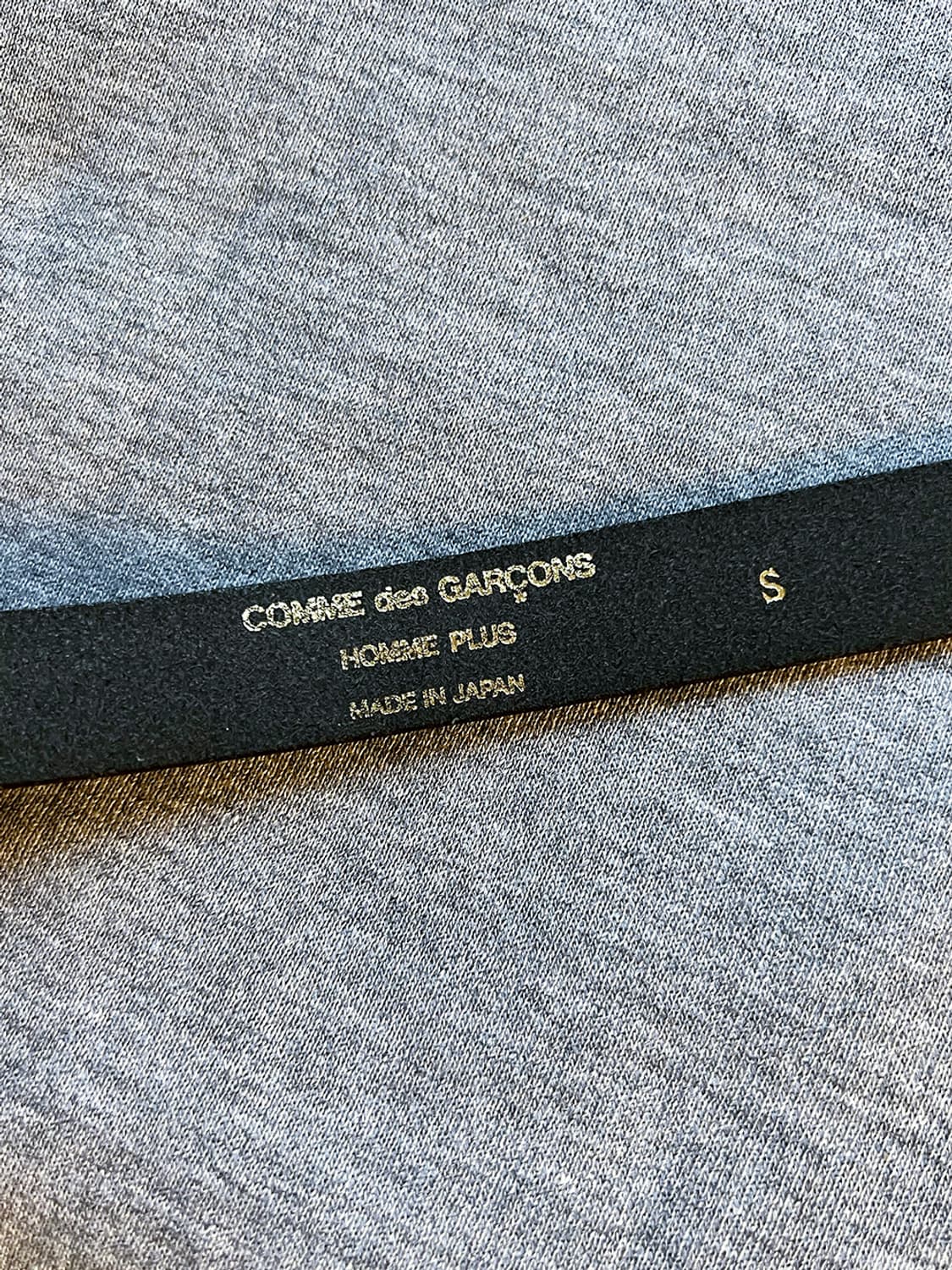 꼼 데 가르송 옴므 플러스 쥬얼 블랙 레더 벨트  상품이미지3