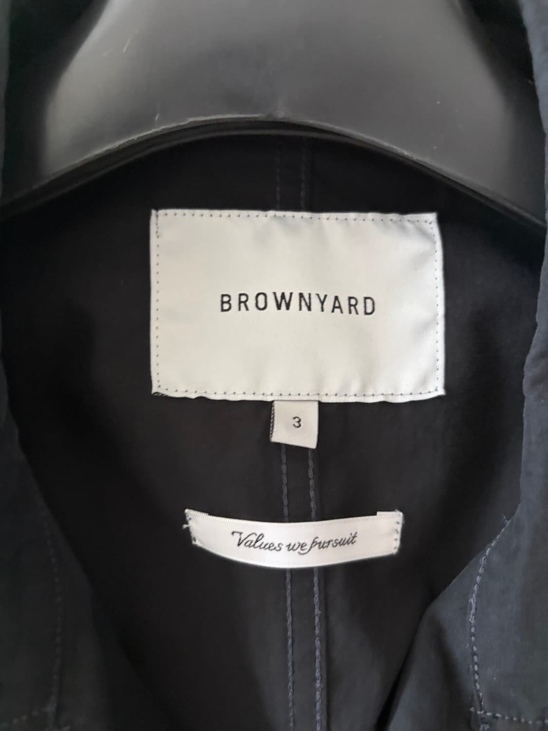 브라운야드 25ss 워시드 bdu 자켓 블랙 3사이즈 상품이미지3