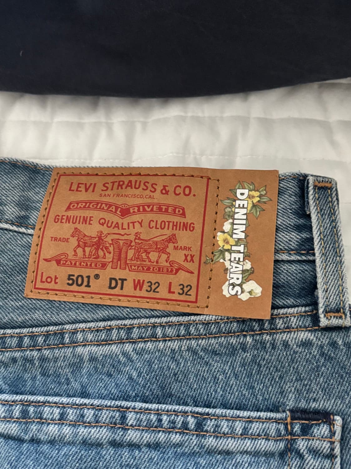 데님티어스 리바이스 코튼리스 501 32/32 상품이미지4