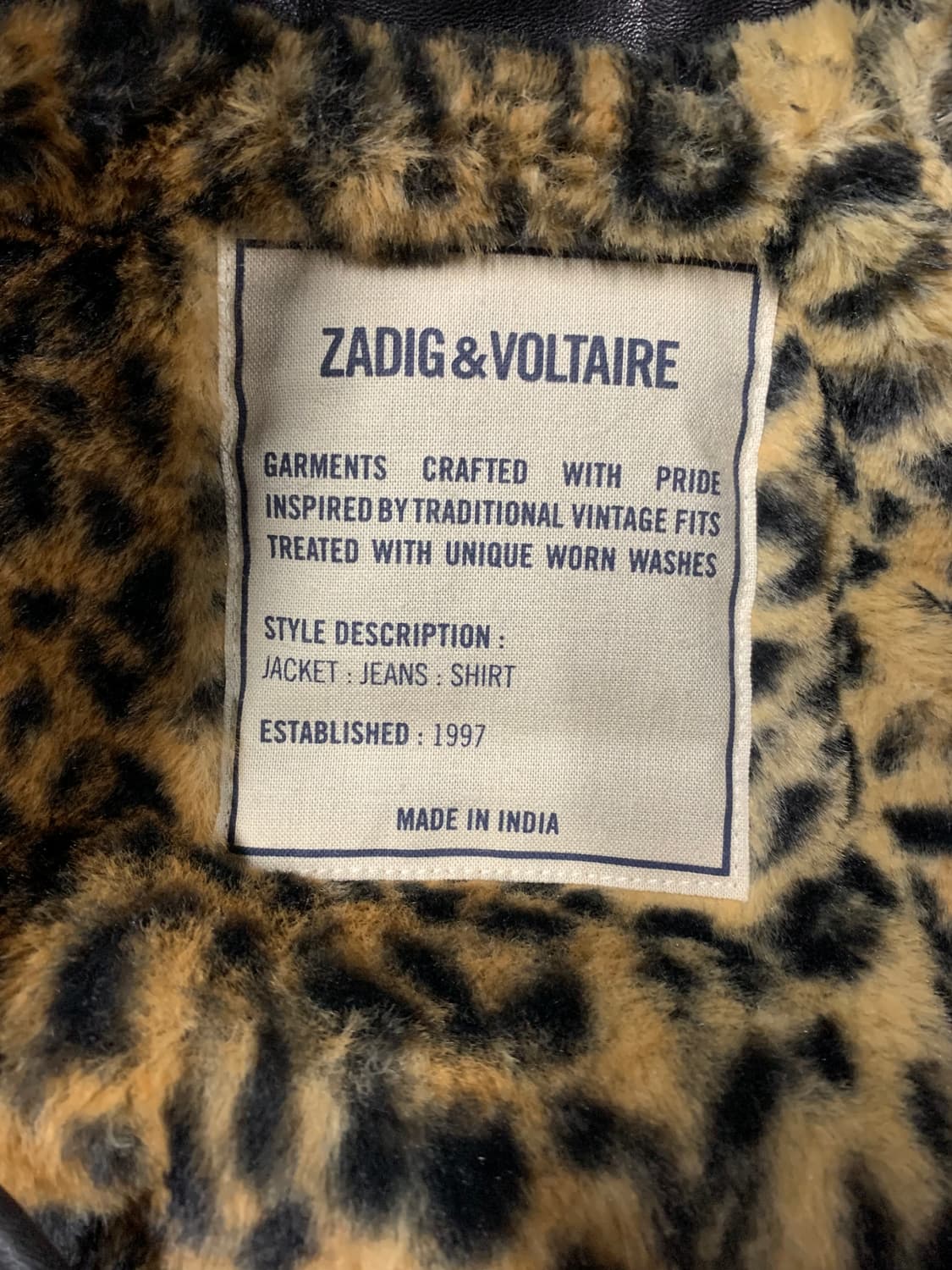 자딕앤볼테르 가죽자켓  상품이미지2