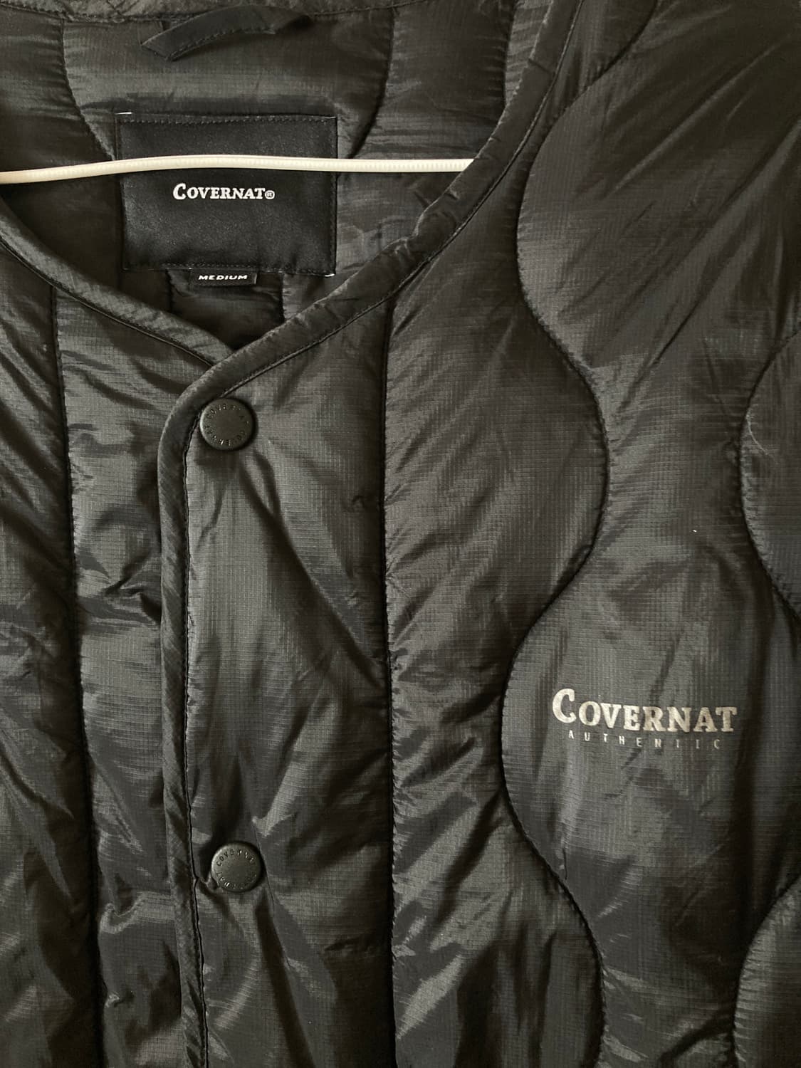 커버낫 퀼팅 자켓 블랙 m 상품이미지2