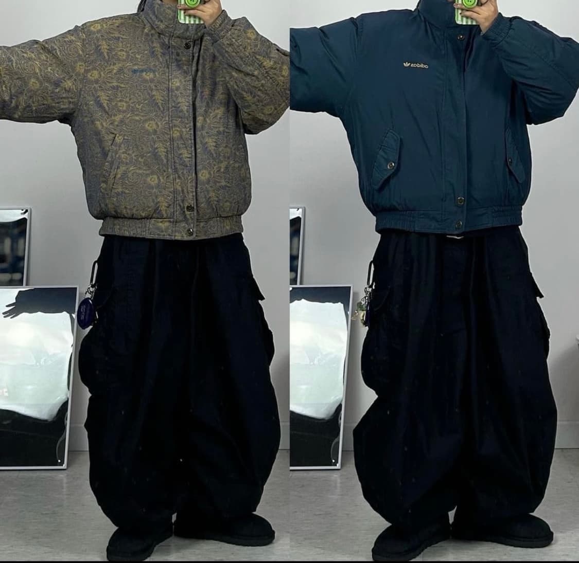 아디다스 빈티지 리버시블패딩  상품이미지4