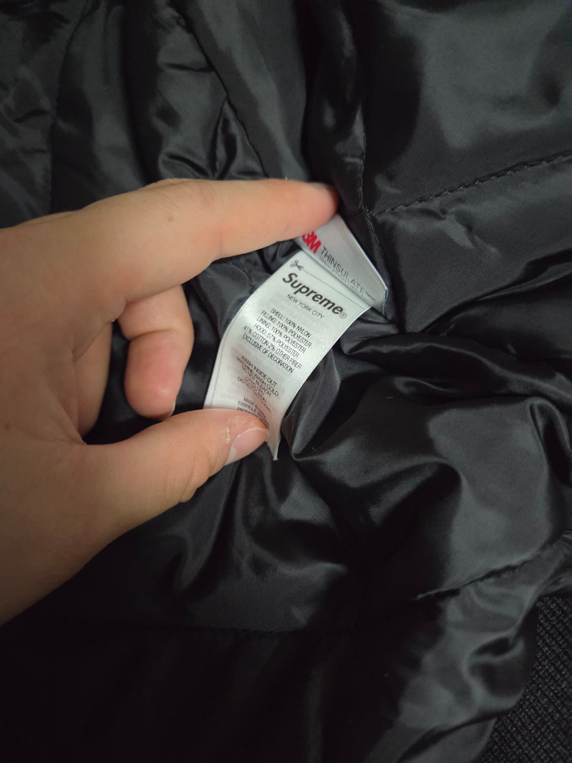 슈프림 후드 스타디움 자켓 블랙 - 24SS 상품이미지4