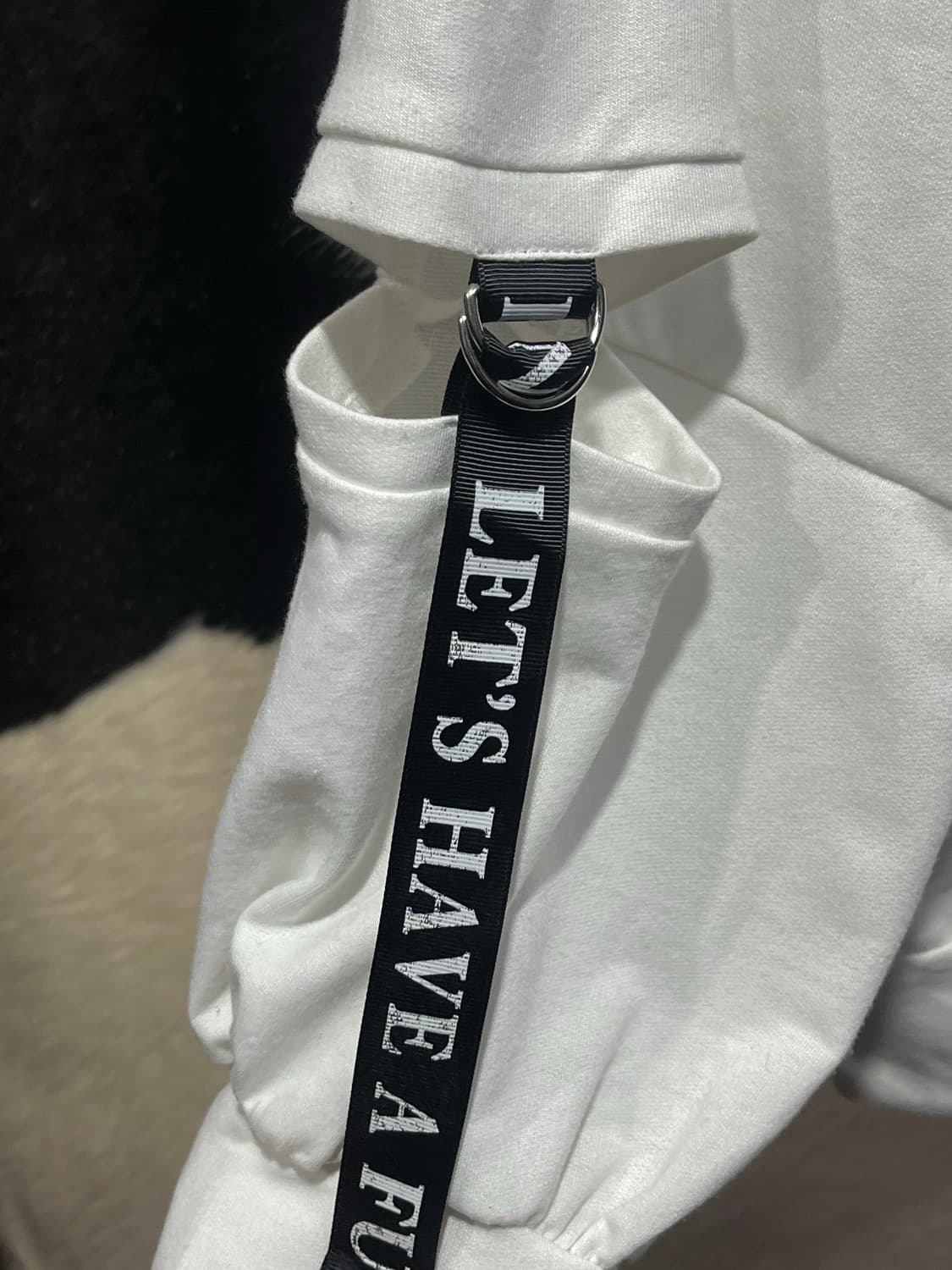 곰인형 프린팅 후드티 상품이미지5