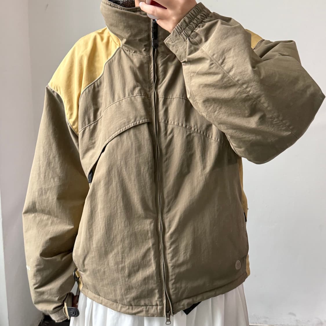 [L] 컬럼비아 베이지 점퍼 상품이미지2