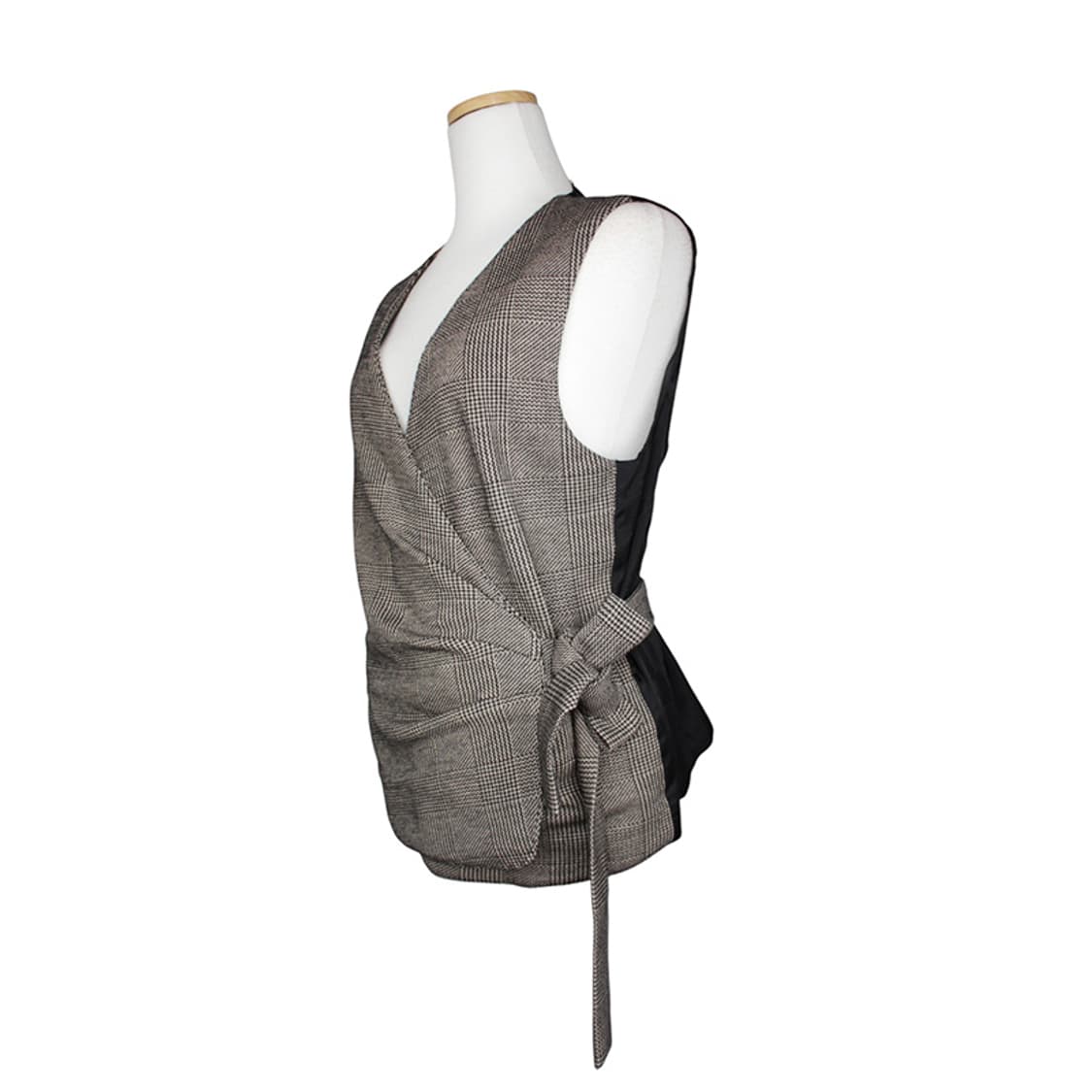 막스마라 하운드투스 체크 벨티드 베스트 66 상품이미지2