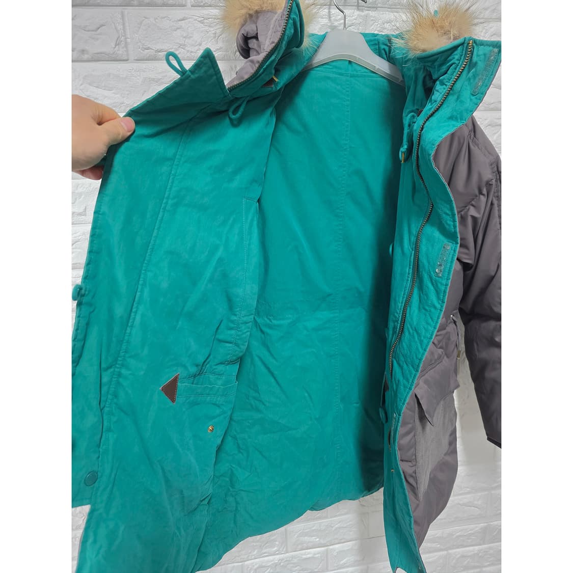 택포// 카이아크만 리시버블 양면 야상 점퍼 M 상품이미지3