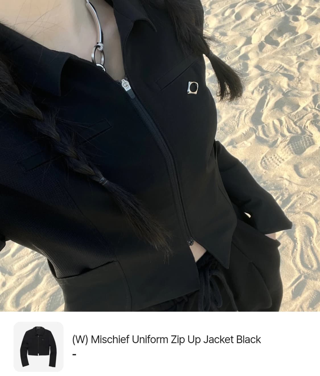 미스치프 유니폼 집업 자켓 상품이미지5