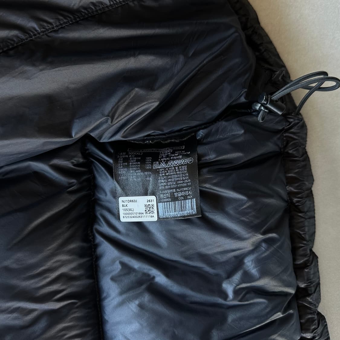 [XL]노스페이스 화이트라벨 노벨티 눕시 RDS 다운 패딩 자켓 상품이미지10
