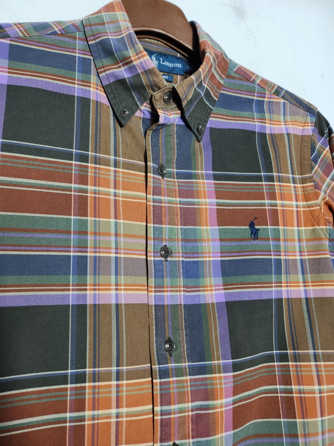 S 폴로 랄프로렌 커스텀핏 멀티 체크셔츠 상품이미지2
