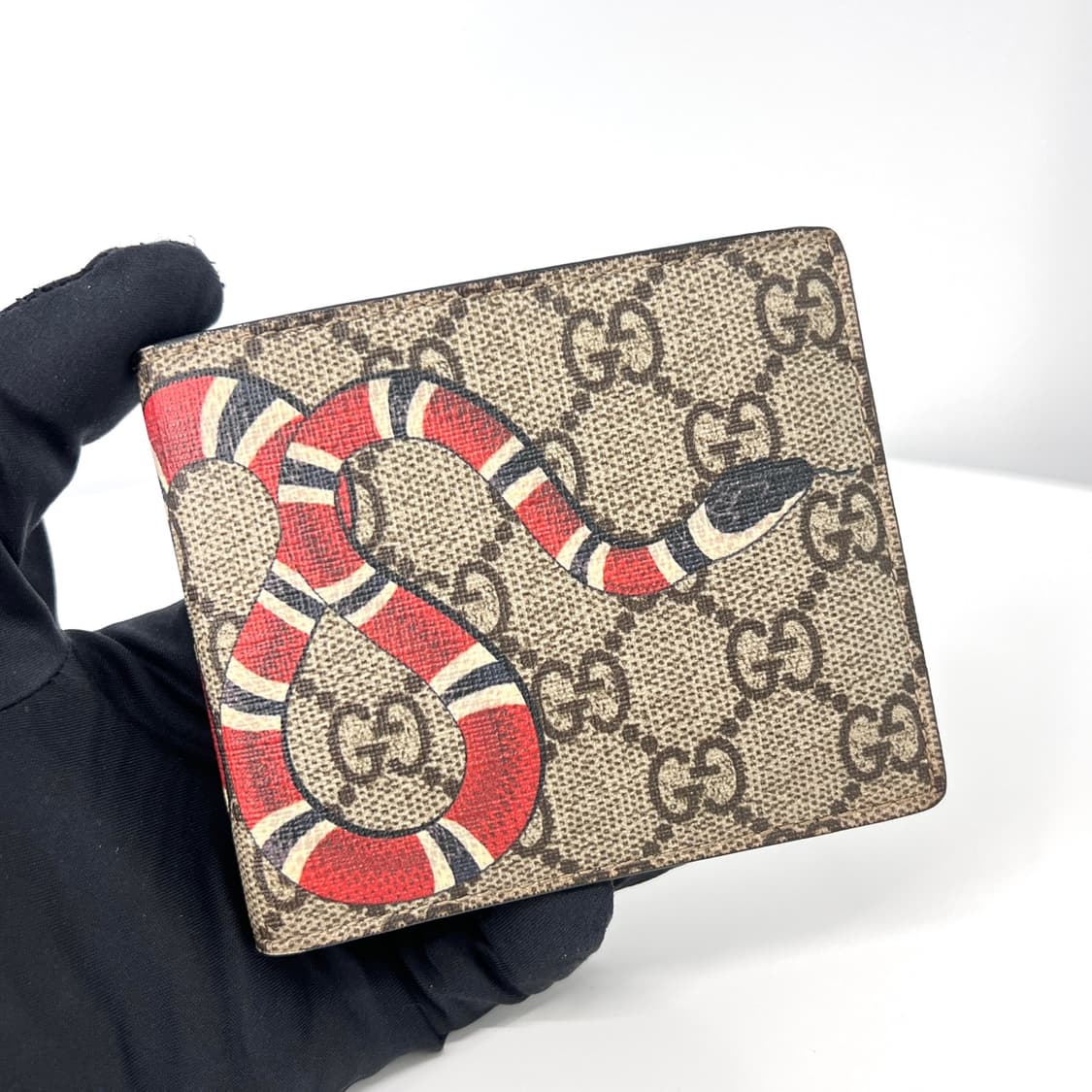 구찌 GG 수프림 스네이크 반지갑 (451268) 상품이미지3