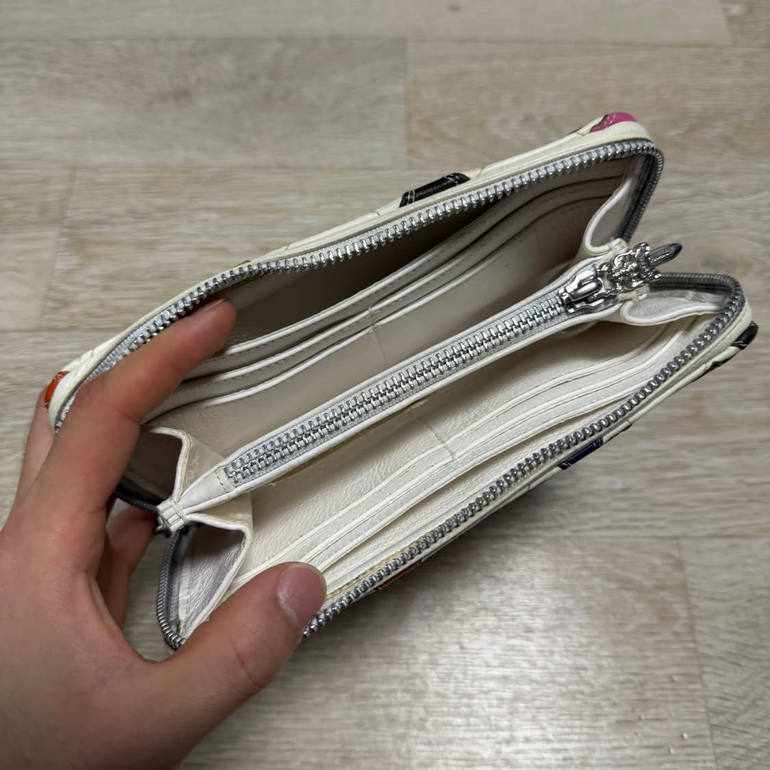 [정품/OS]크롬하츠 세메터리 멀티 크로스 패치 장지갑 화이트 상품이미지9