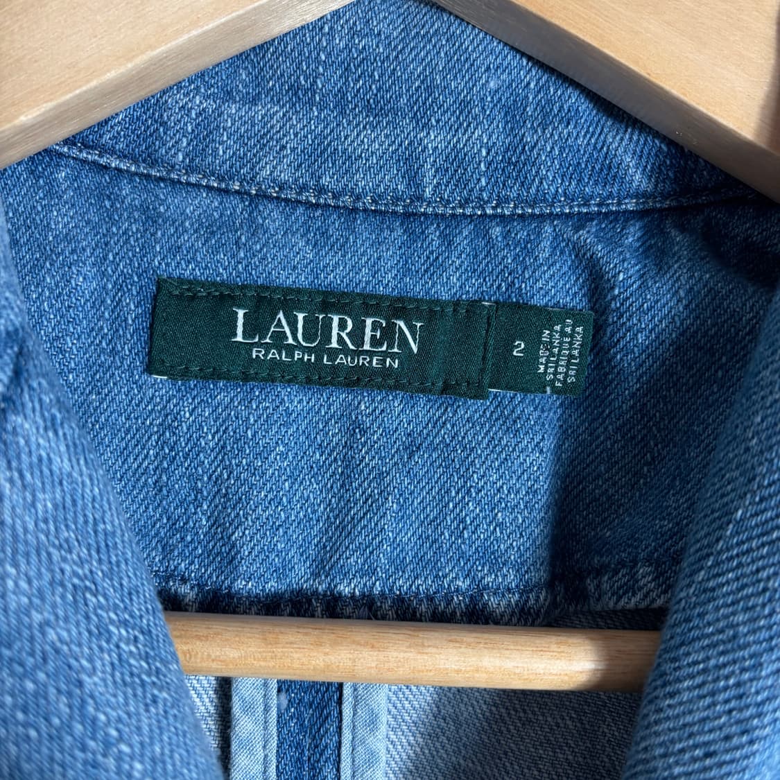 랄프로렌 데님 더블 버튼 자켓(2) 상품이미지5