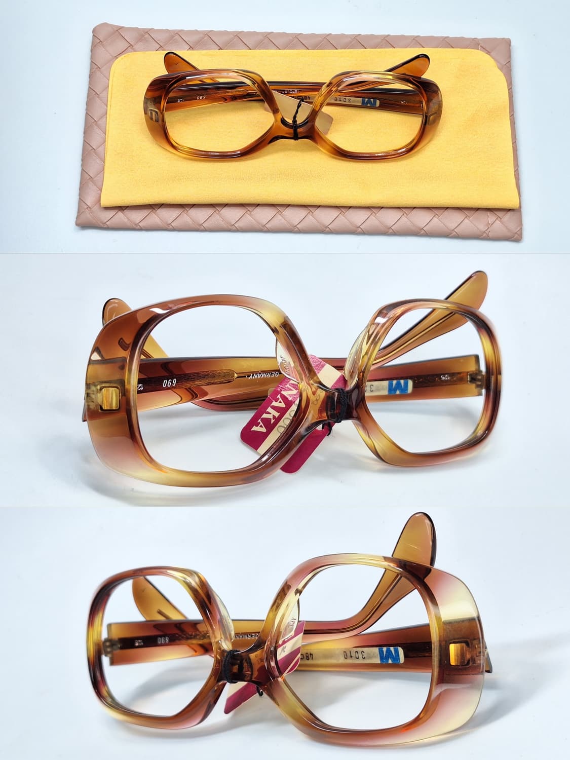 80s 독일제 빈티지 데드스톡/METZLER M3010 안경테 48mm 상품이미지4