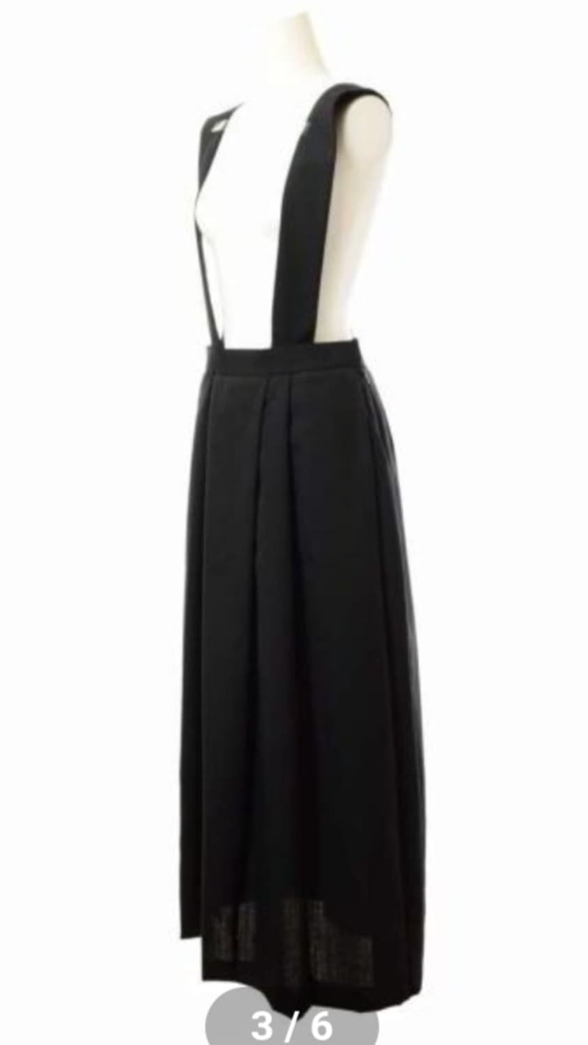 ENFOLD 엔폴드 하드 울 플리츠 점퍼스커트 상품이미지5