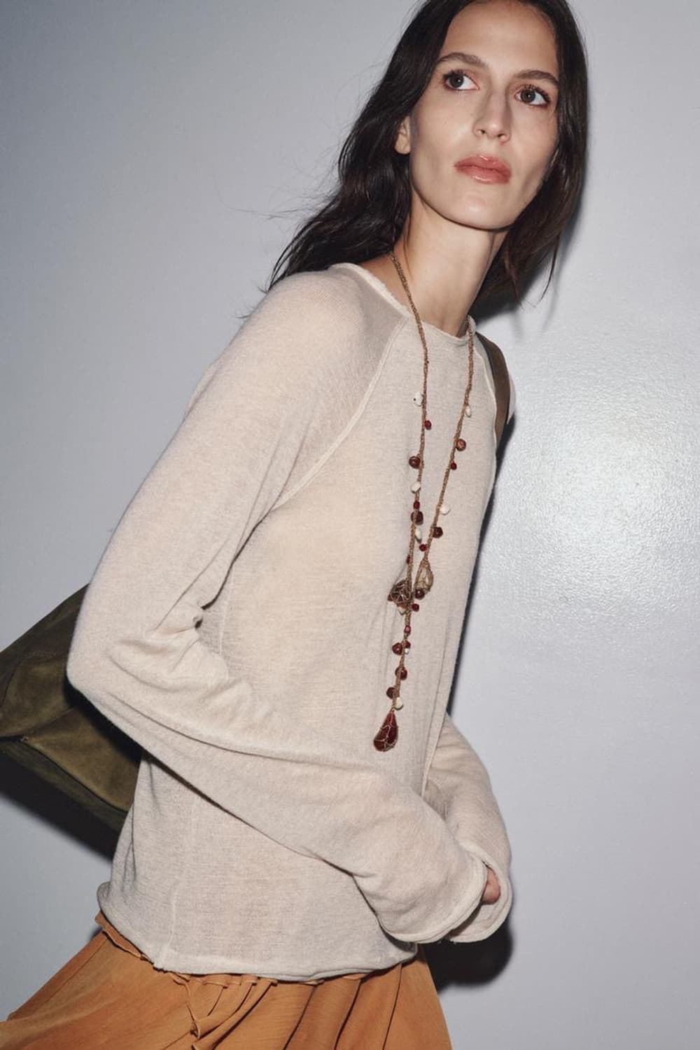 (구해요)자라 울 롱슬리브 긴팔 티셔츠 상품이미지4