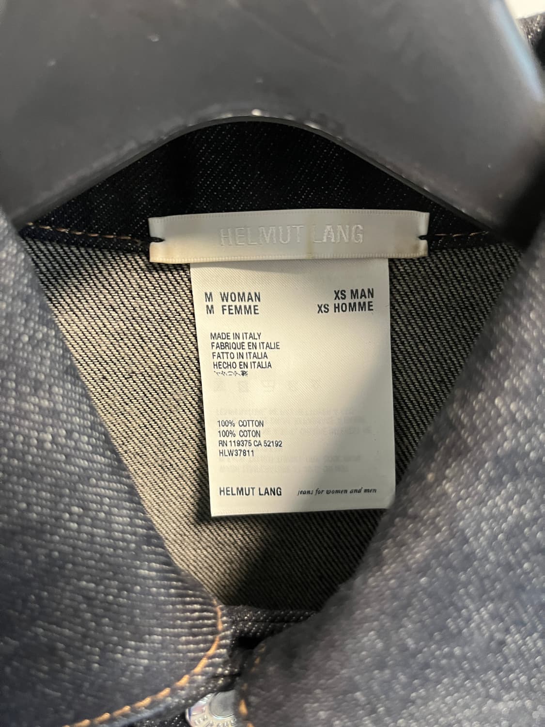 helmut lang 데님자켓 M사이즈 상품이미지3