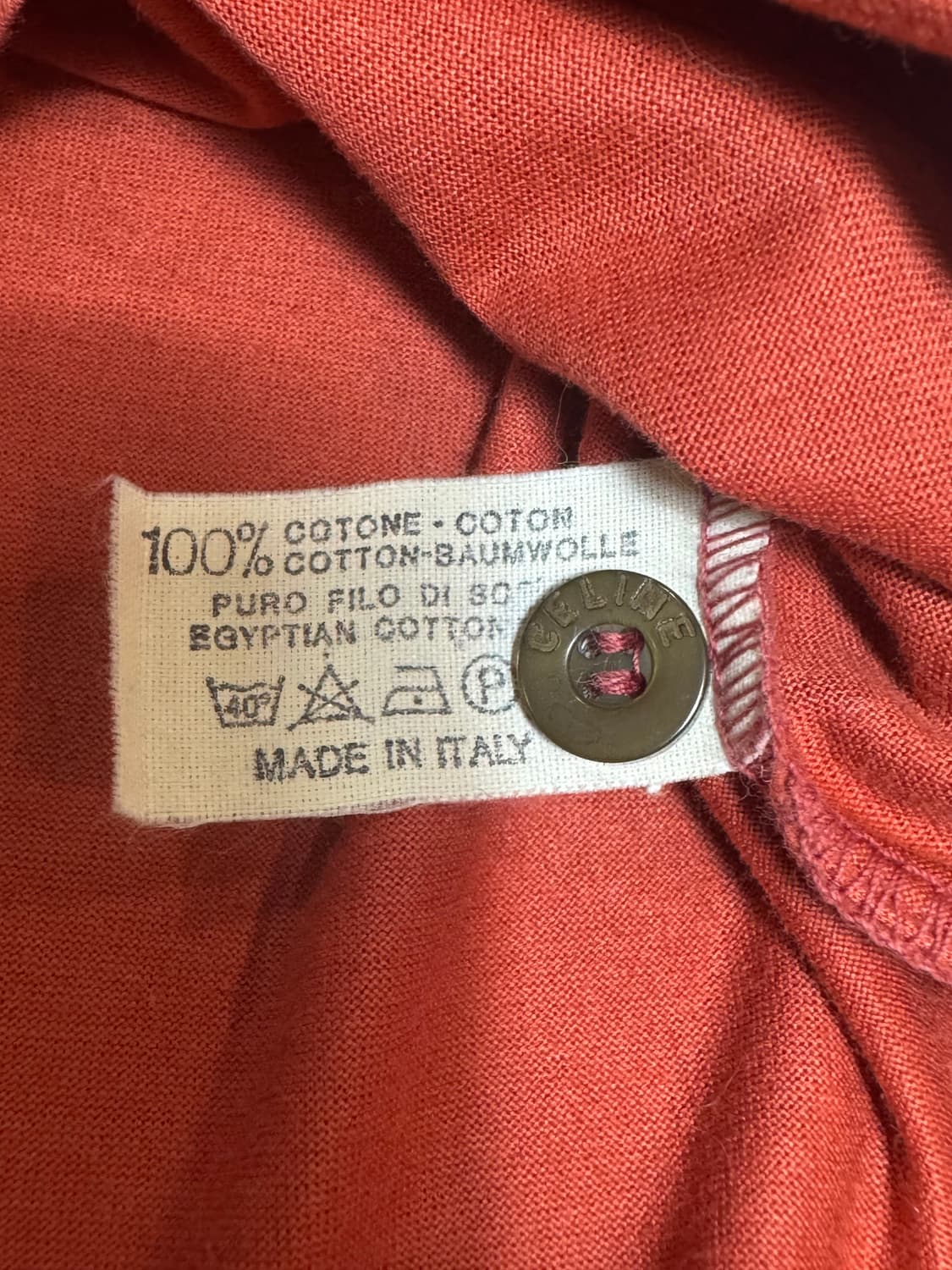 초희귀 / Celine 셀린느 트리옹프 폴로 카라티 M 상품이미지6